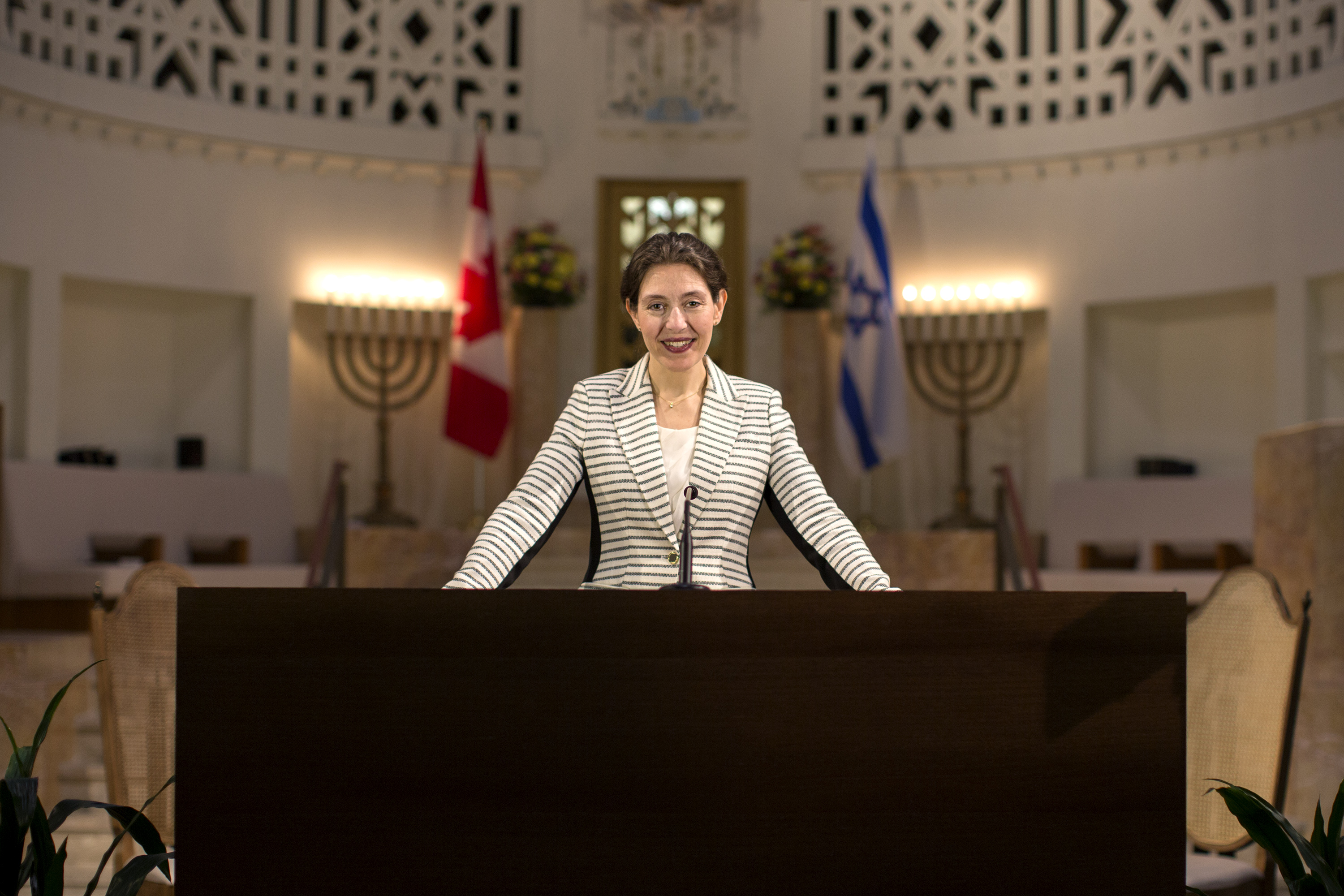 Rabbi Yael Splansky, senior rabbi at Holy Blossom Temple. (Randy Risling/Toronto Star via Getty Images)