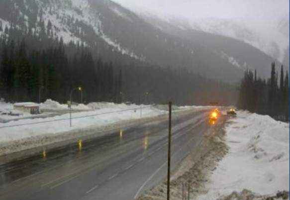 Rogers Pass
Highway 1, near Parks Headquarters at Glacier National Park, 72 kilometres east of Revelstoke, looking east, Dec. 1, 2021.