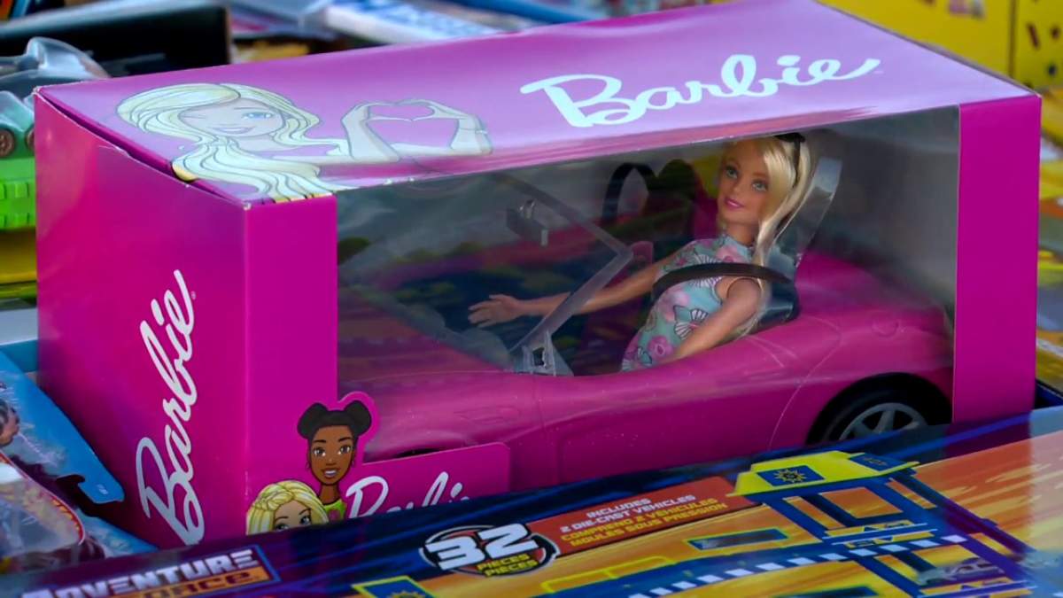 A toy drive was held in Calgary on Sunday, Dec. 5, 2021.