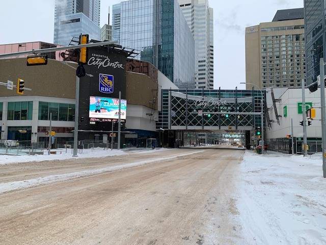 City Centre mall in downtown Edmonton on Monday, Jan. 3, 2022.