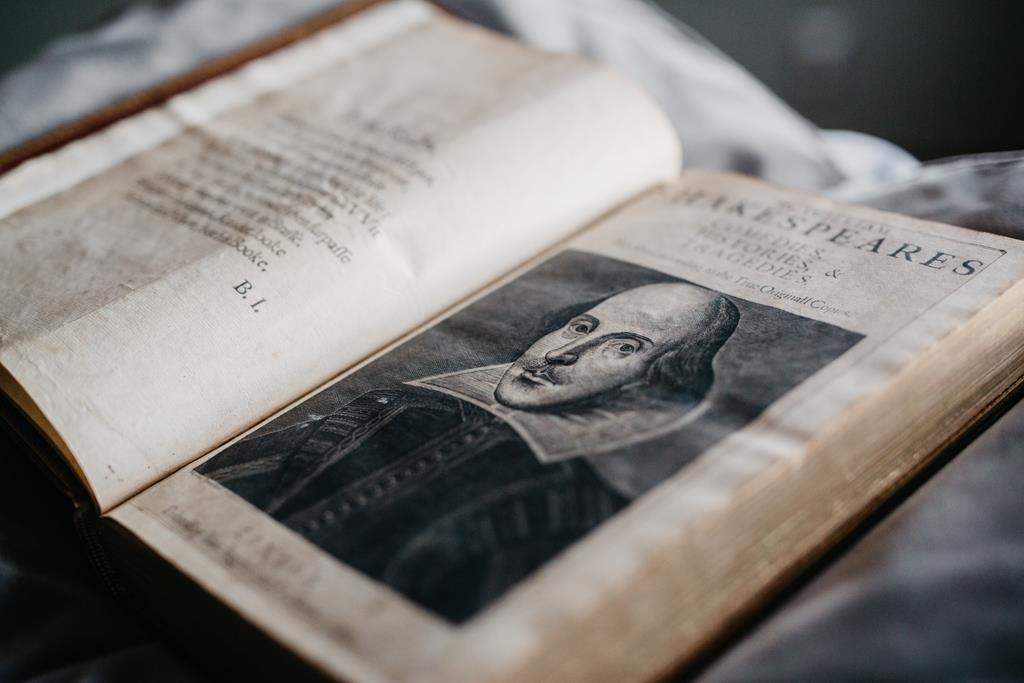 The so-called First Folio, titled "William Shakespeare's Comedies, Histories and Tragedies," is shown in this recent handout photo. The University of British Columbia has acquired a nearly 400-year-old copy of William Shakespeare's first collection of plays in a single volume, which is known to have preserved 36 of his plays. THE CANADIAN PRESS/HO, UBC Library Communications and Marketing *MANDATORY CREDIT*.