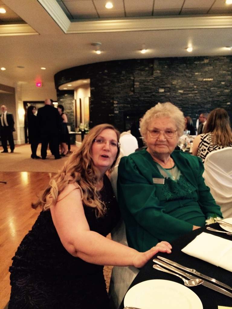 Linda with her mom, Berta.