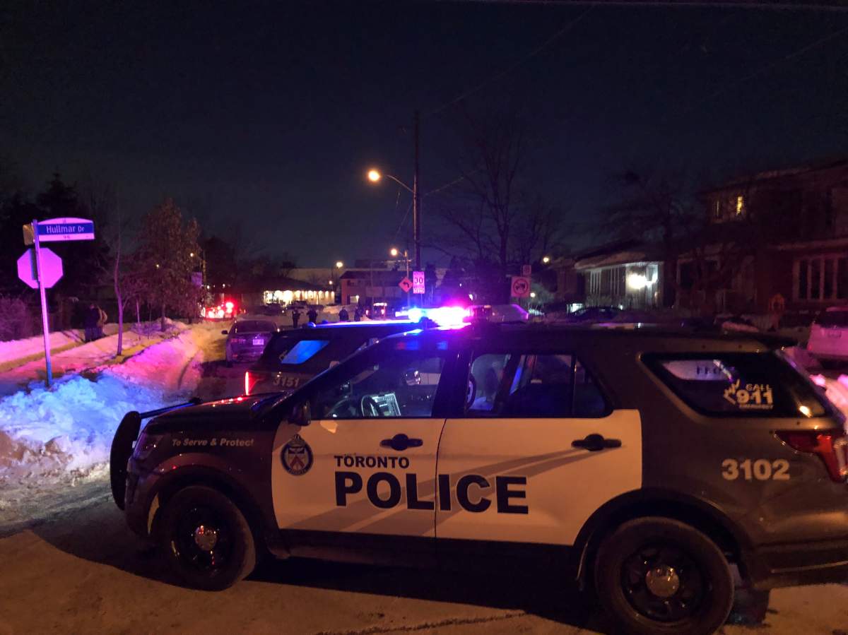 A Toronto police vehicle.