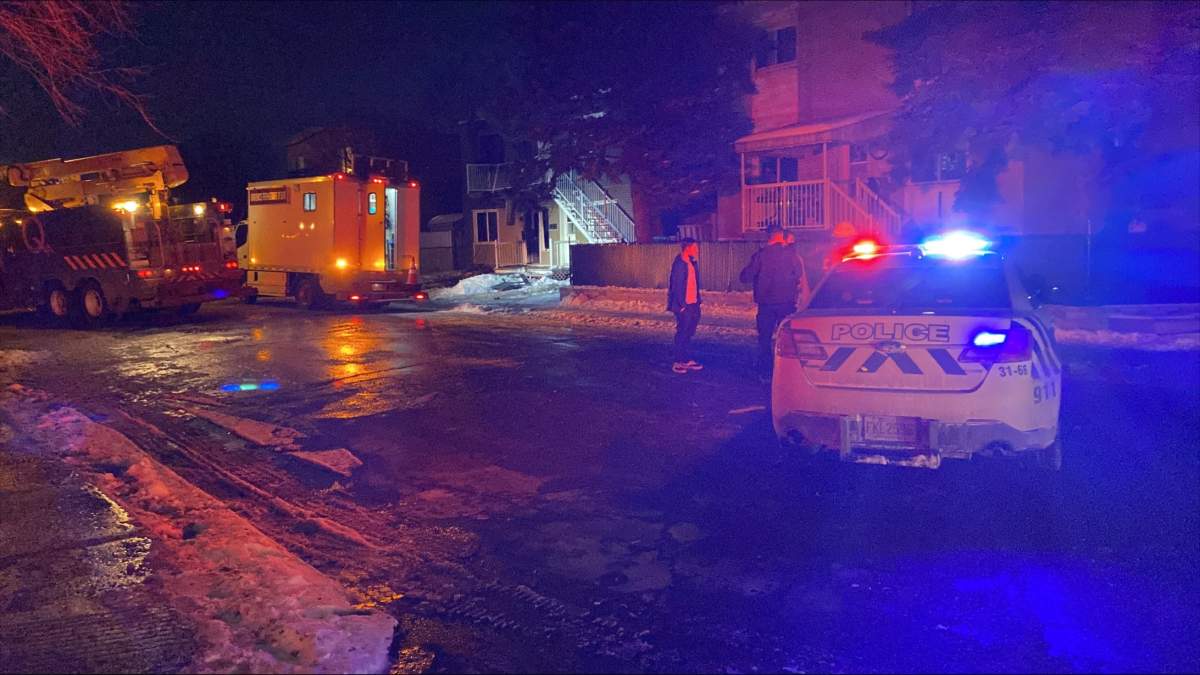 About 35 firefighters were called to the scene.