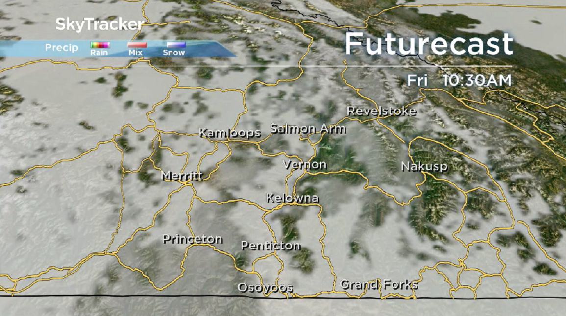 Morning fog patches and lingering cloud stick around on Friday.