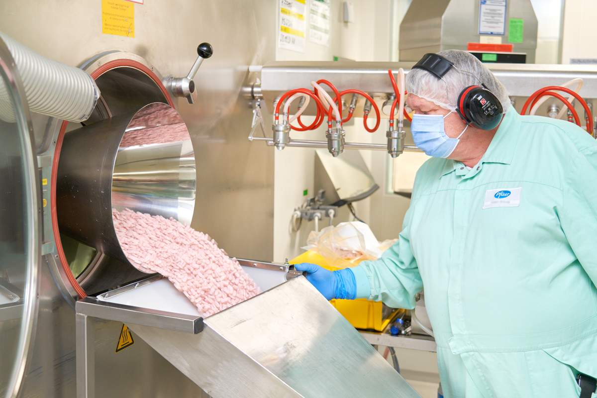 Pfizer's COVID-19 pill Paxlovid is show here in this file photo.