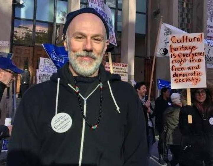 Robert Green and his school colleagues have held several events in opposition to Bill 21 and the Charter of Values in Quebec