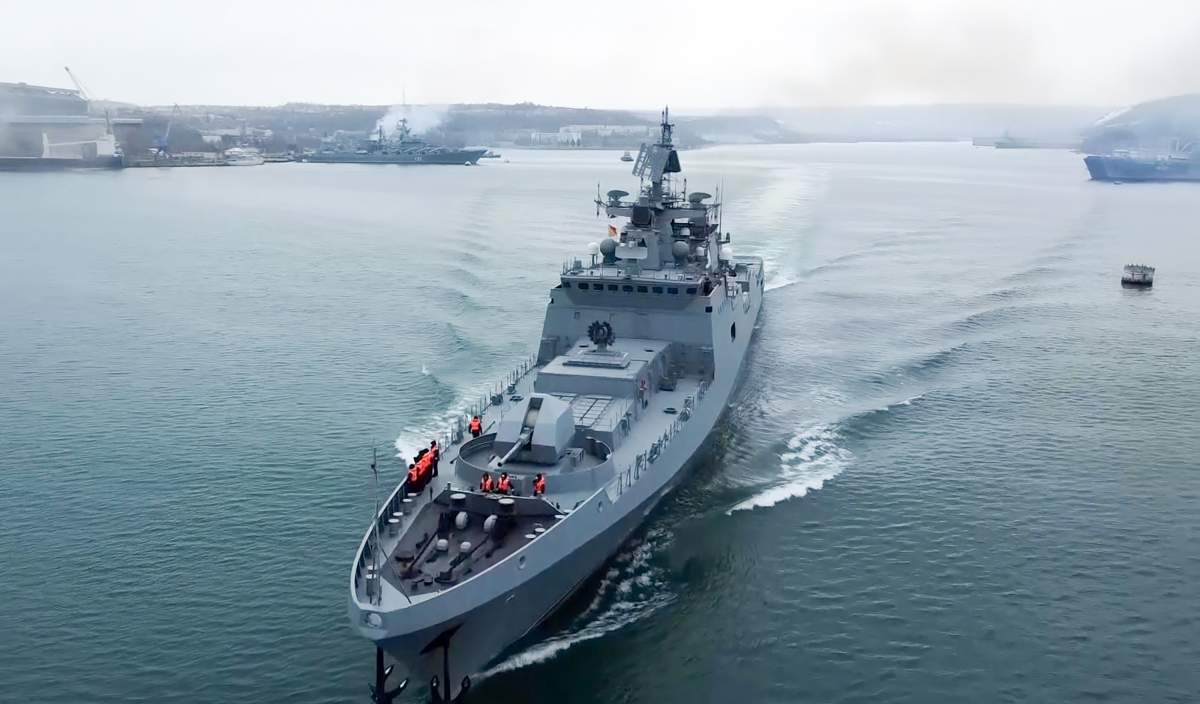 Russian warship Ukraine