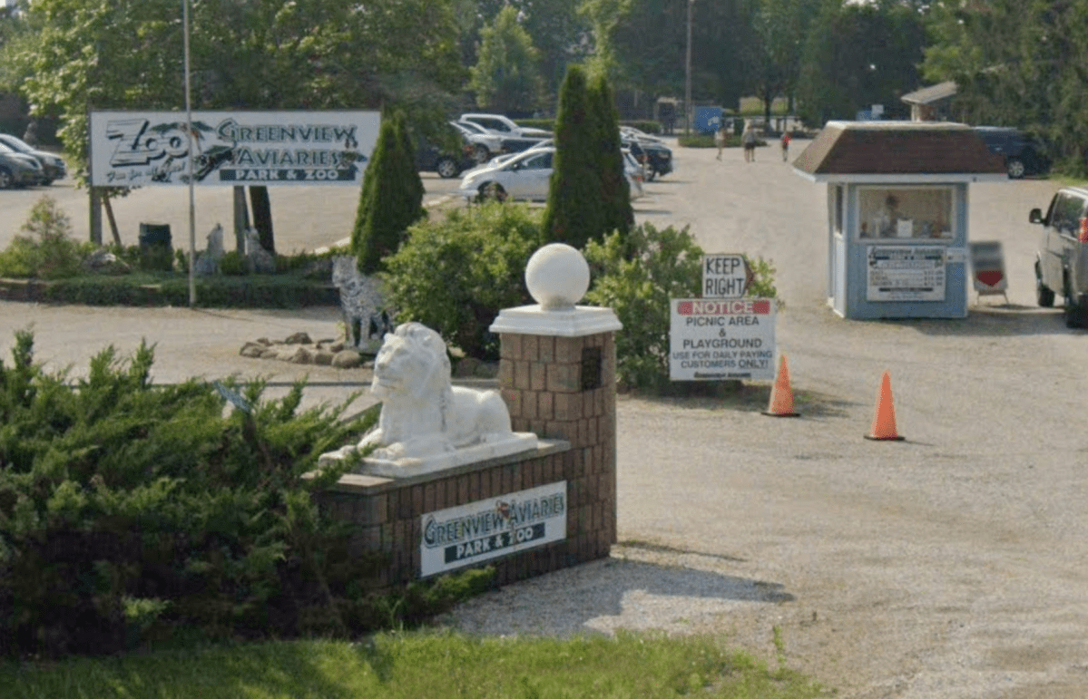 Greenview Aviaries Park and Zoo on Talbot Trail in Morpeth Ont.,.