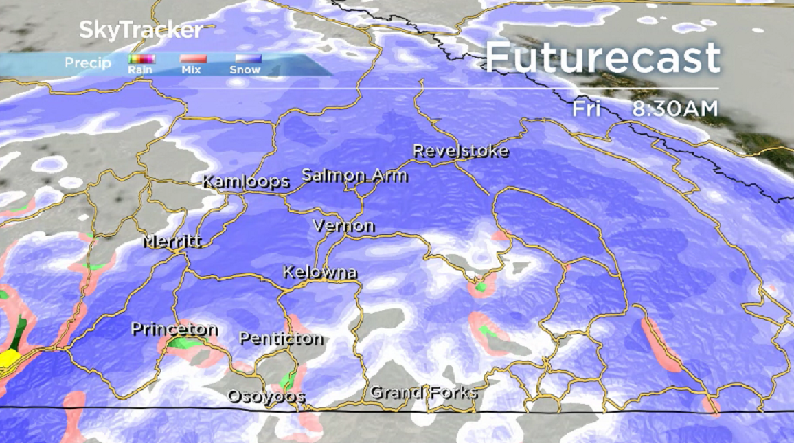 Okanagan weather: Snow to continue to end of week - image