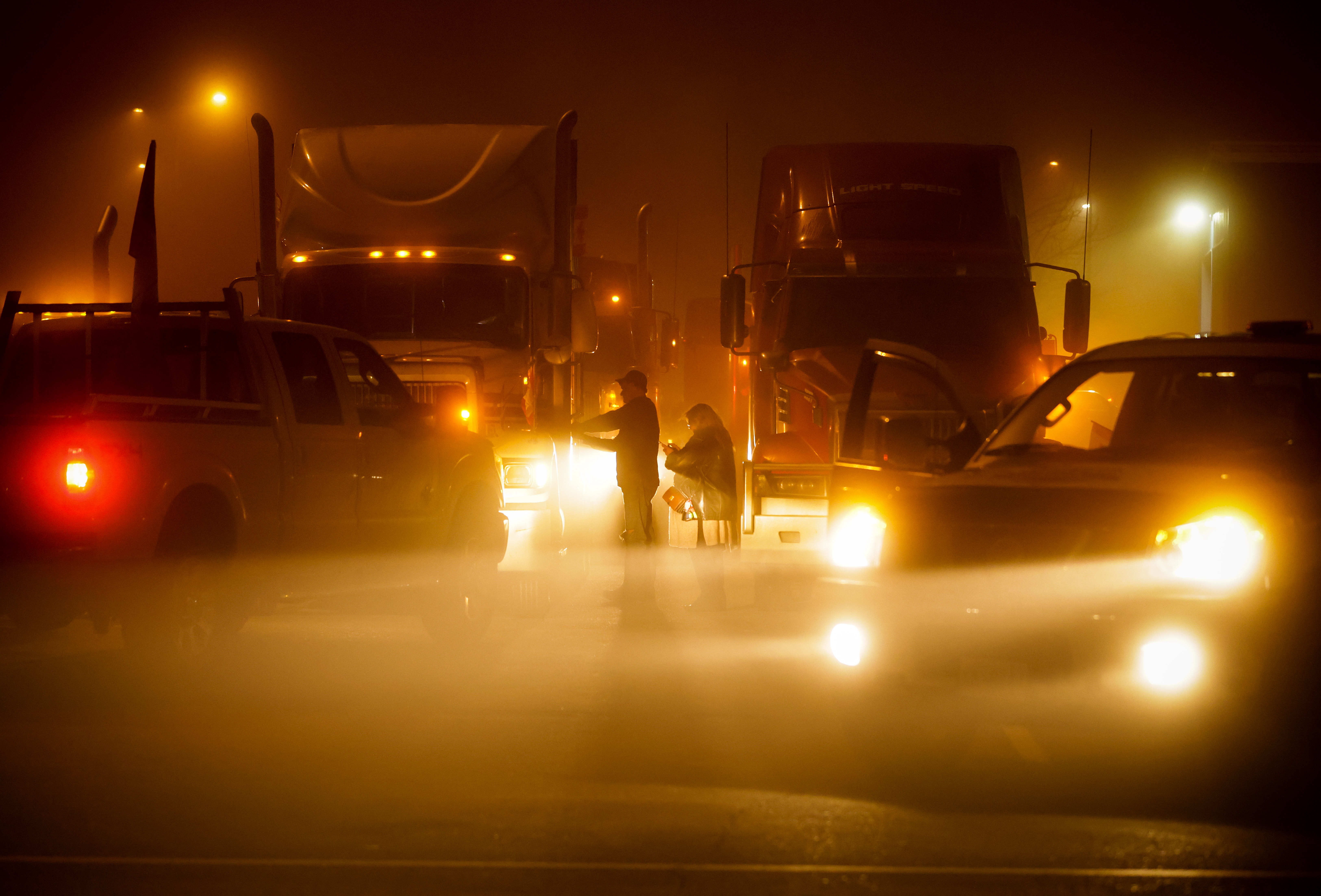 COVID Trucker convoy vaccine mandate