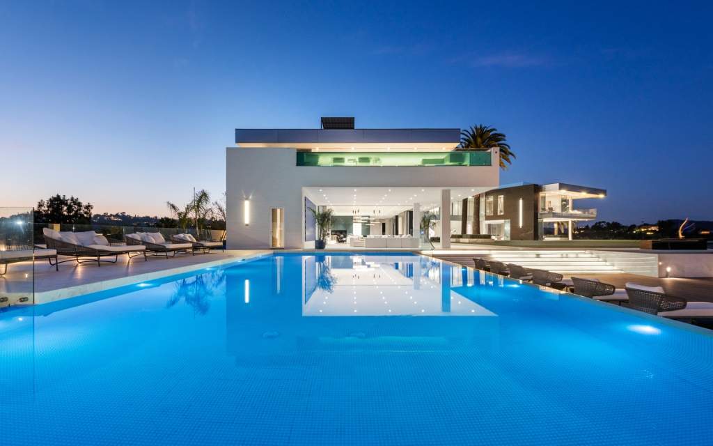 an outdoor view of "The One"