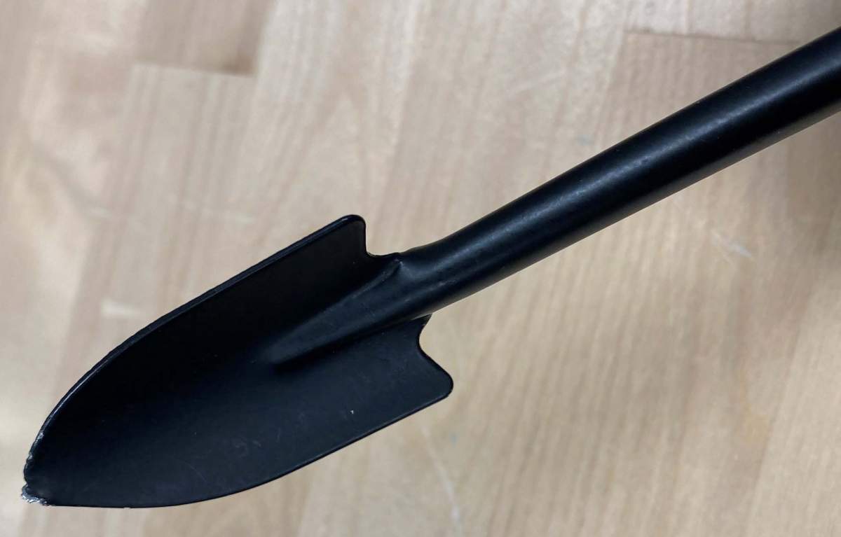The edged weapon police say the man was carrying.