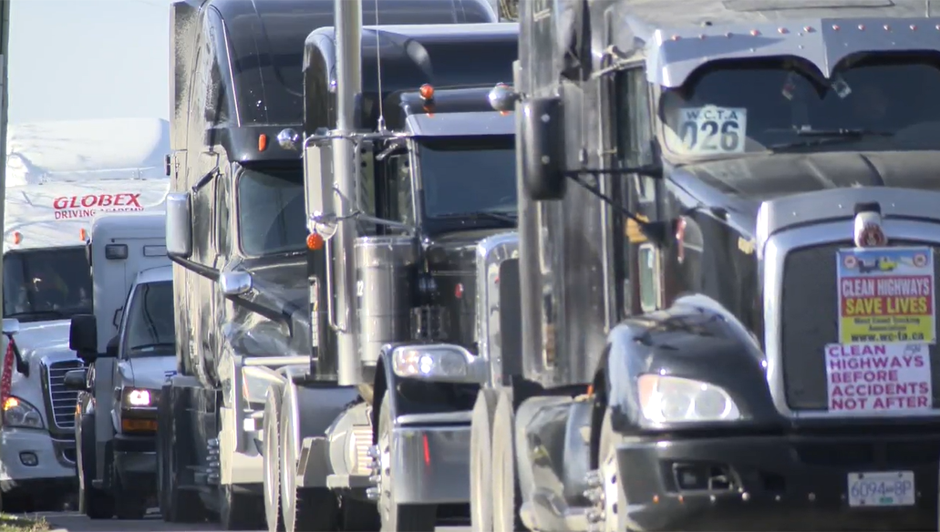 Truckers COVID convoy