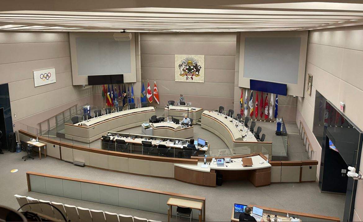 Calgary city council meets on Jan. 11, 2022.
