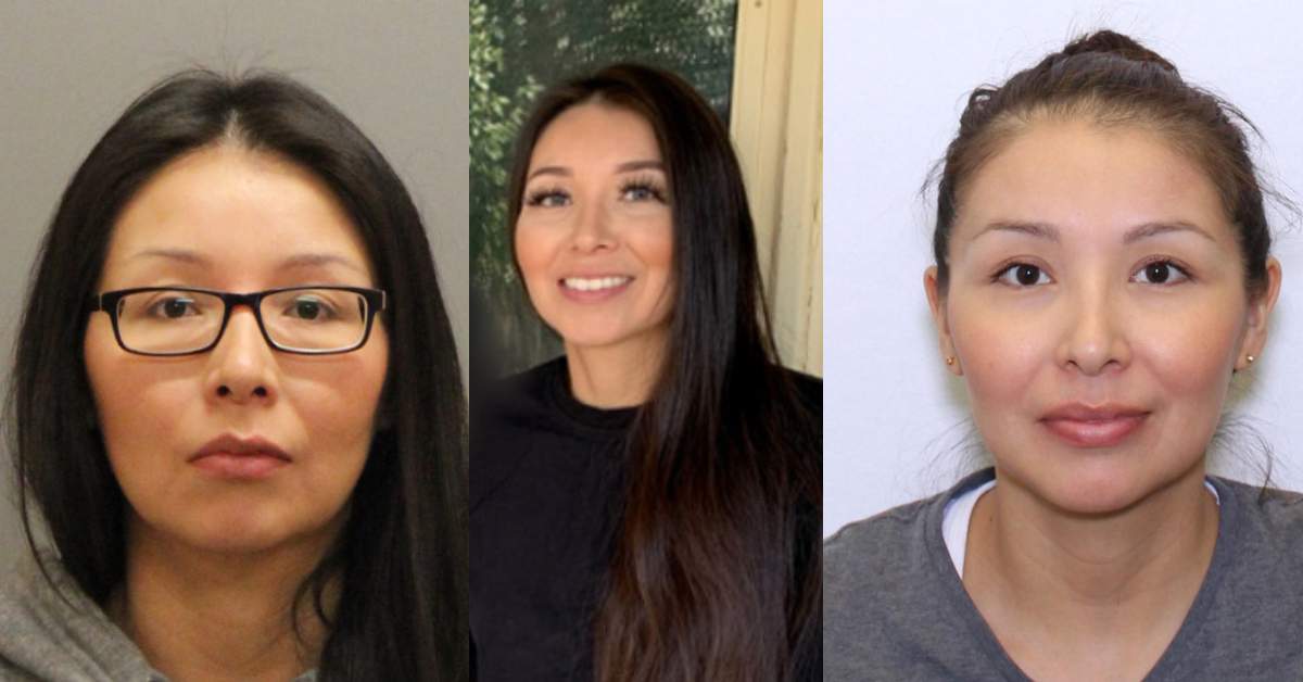Photos of Charmaine Brett Bear, who also goes by Charmaine Spyglass. 