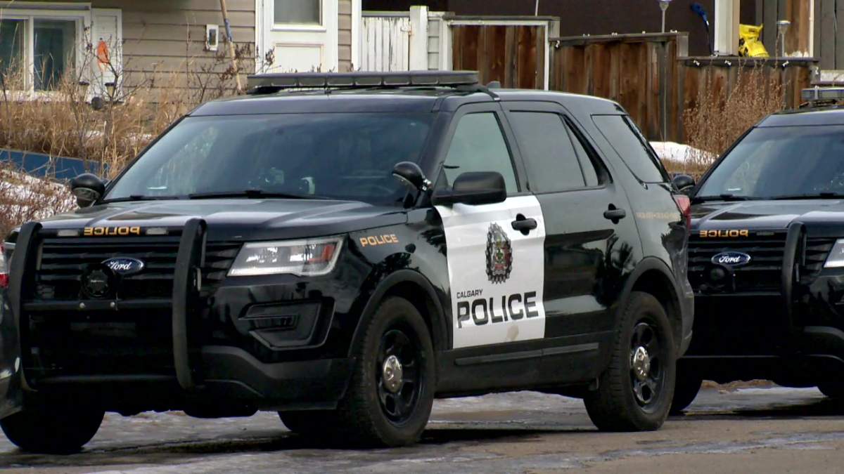 Calgary police investigate the suspicious death of a child in the northeast neighbourhood of Falconridge on Jan. 30, 2022.
