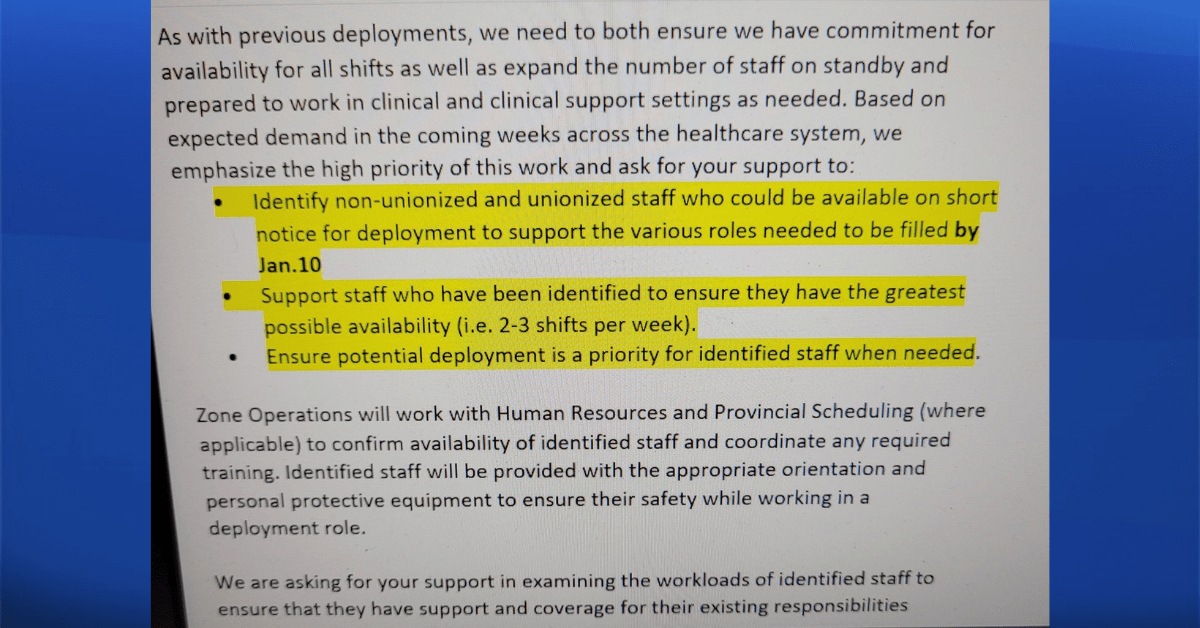 global-news-edmonton-covod-19-alberta-coronavirus-ahs-staff-memo-redeployment-1