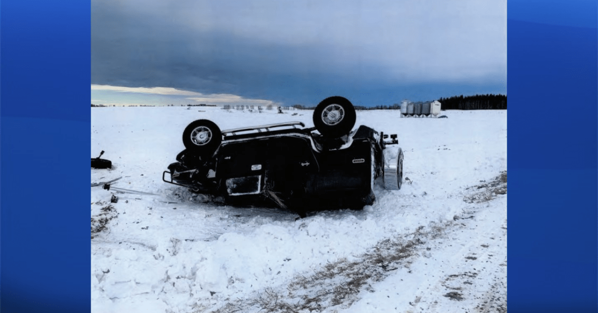 A hummer Sundre RCMP  allege was stolen from Calgary on Jan. 11, 2022.