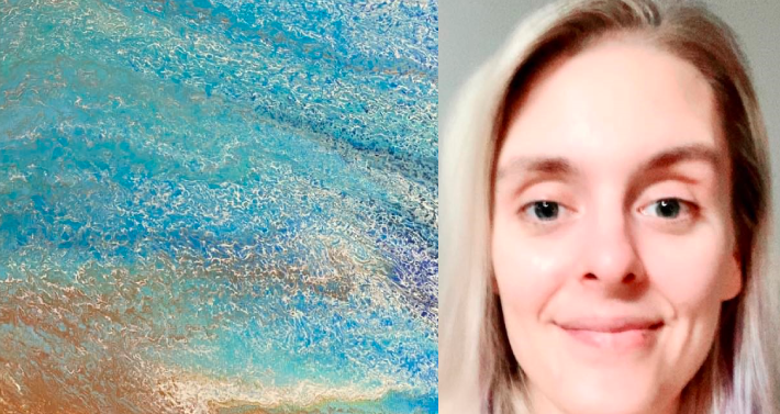 London artist Courtney Johnson.