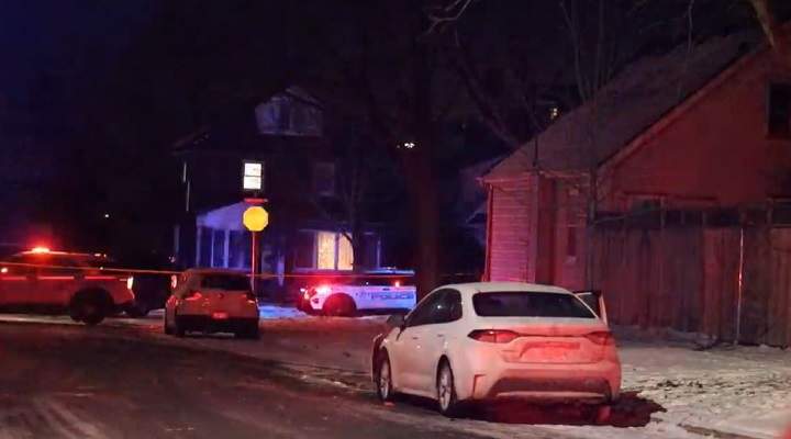 Police at the scene of the incident in Oshawa earlier this week.