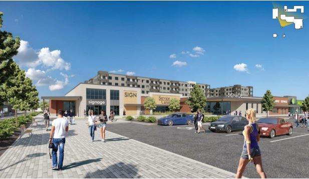 An urban design study by the Frontenac Mall owners says part of the original plaza will be retained with 32 per cent of leasable space compared with the current footprint.