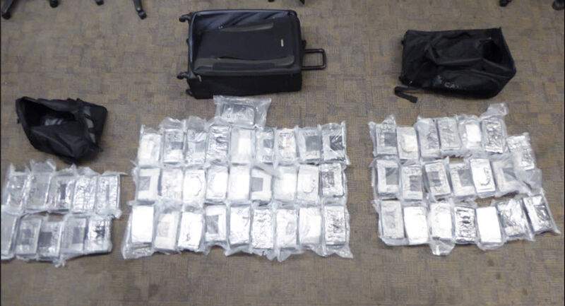 Items allegedly seized in the investigation.
