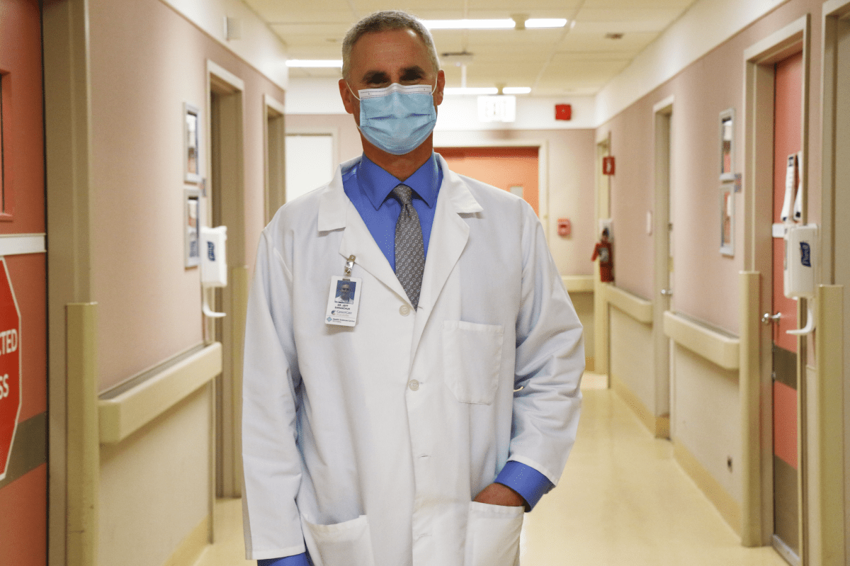 Dr. Jeff Saranchuk at Health Sciences Centre.