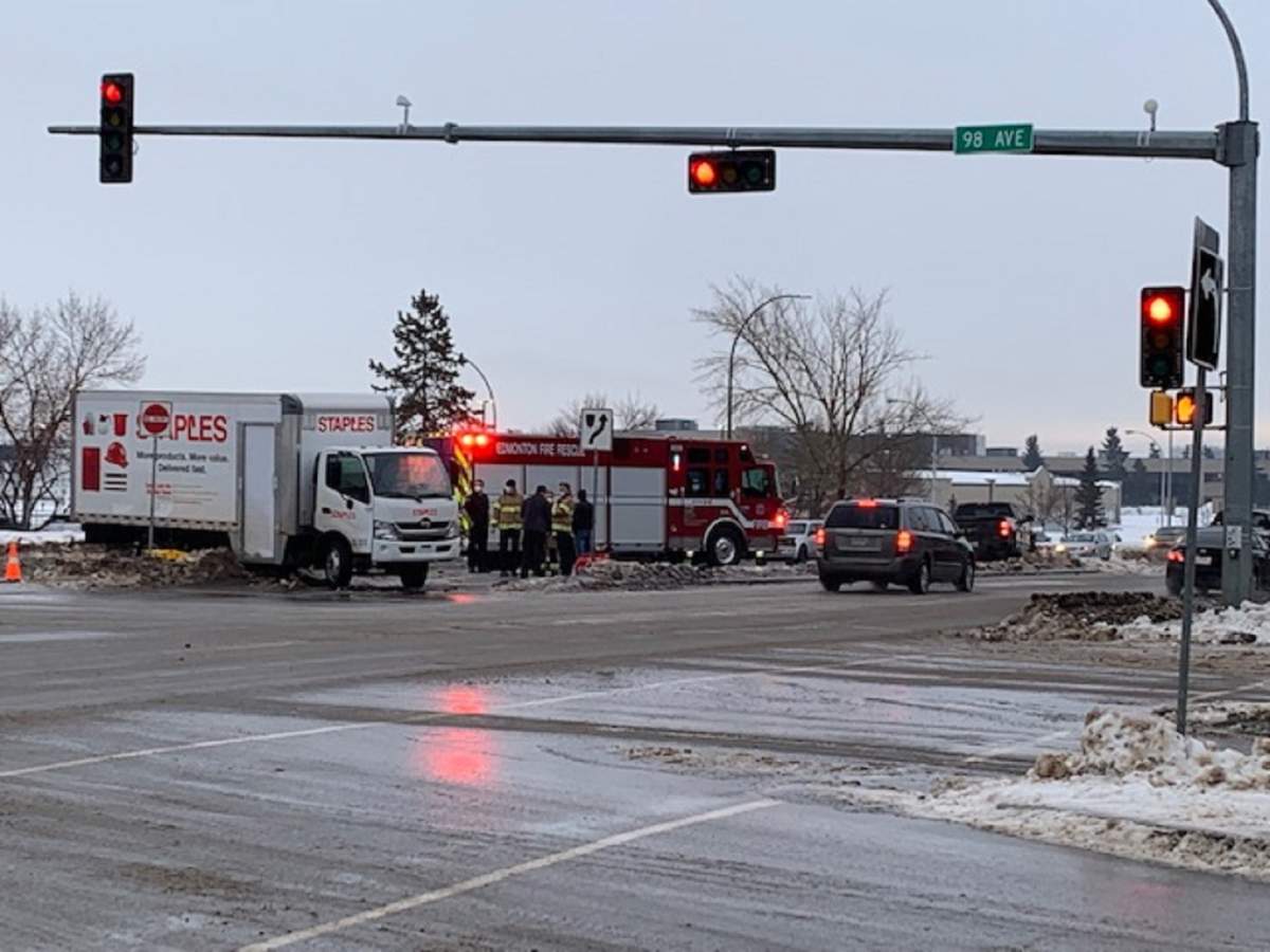 edmonton icy road conditions