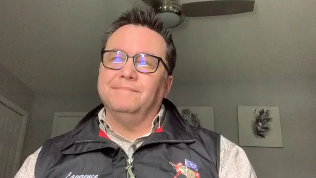 Lawrence Gervais, regional president of the Metis Nation of Alberta Region 3, is pictured on Jan. 25, 2021.