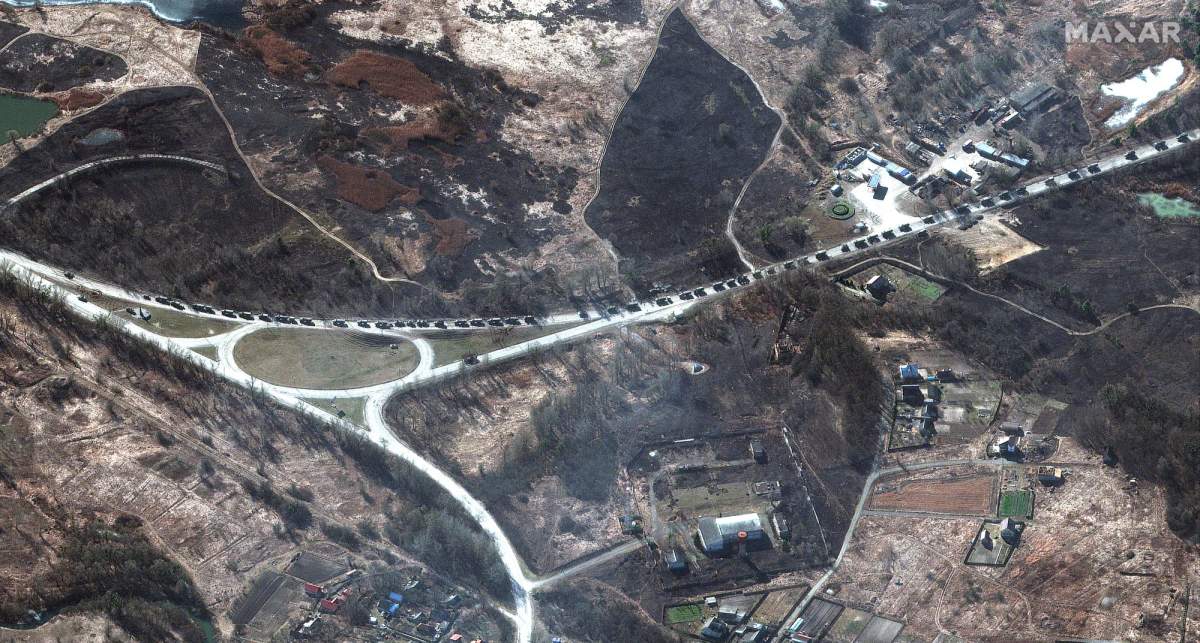 Kyiv military convoy