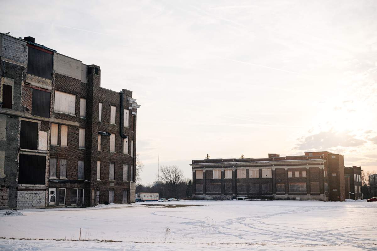 The War Memorial and Victoria Health Sciences buildings of the former South Street Hospital complex, Feb. 1, 2022.
