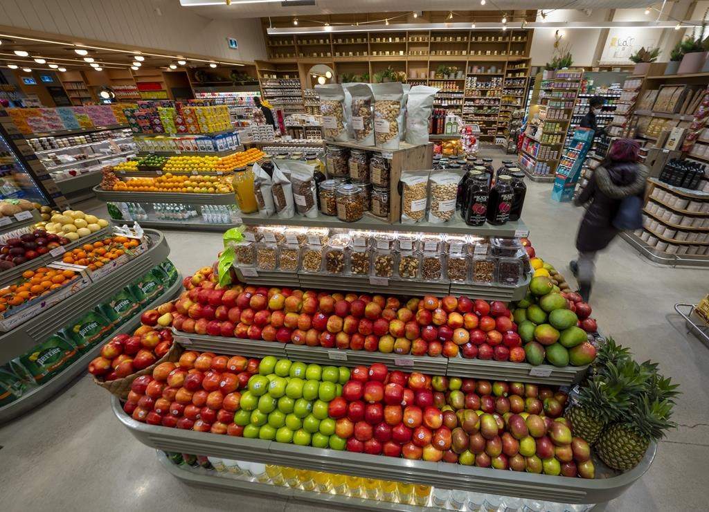 Fresh produce and groceries are shown at Summerhill Market in Toronto on Wednesday February 2, 2022. 