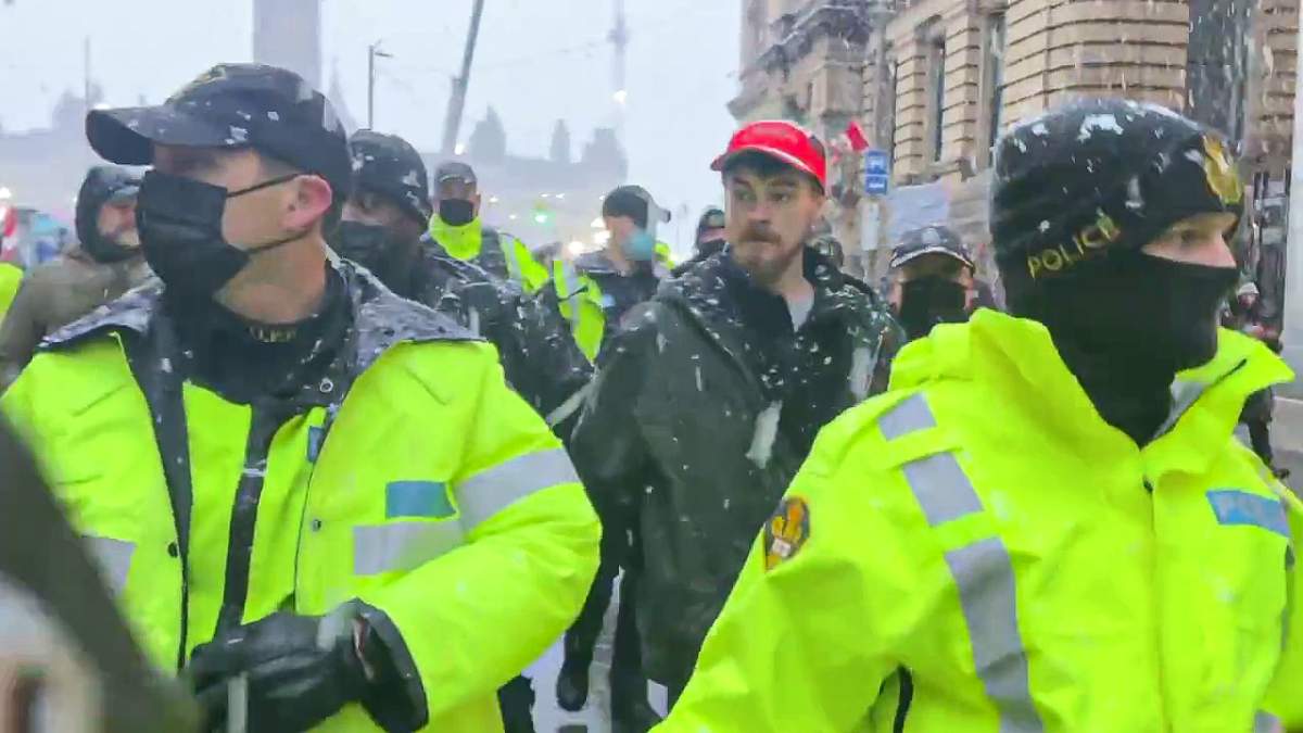St. Thomas man accused of throwing gravel at Trudeau among those arrested in Ottawa - image