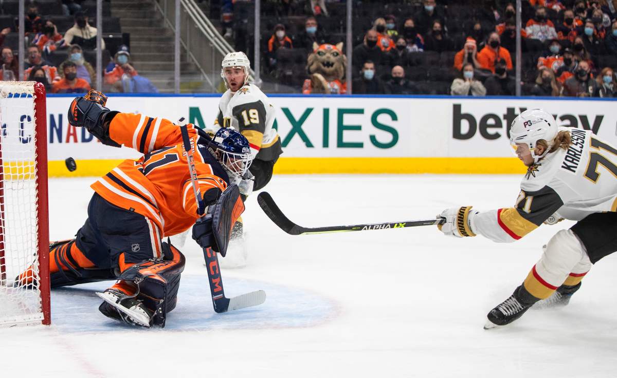 Golden Knight beat Oilers
