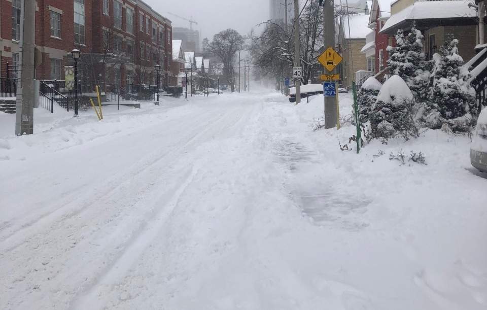 Kitchener snowfall