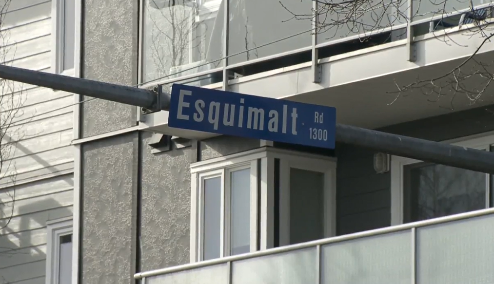 Victoria police are searching for two witnesses and a suspect after a sexual assault that took place near an Esquimalt Road bus stop on Feb. 9, 2022.