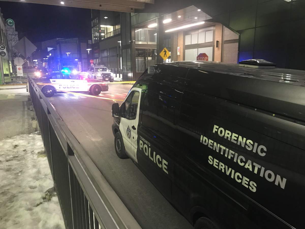 Police are investigating after a stabbing in Toronto.