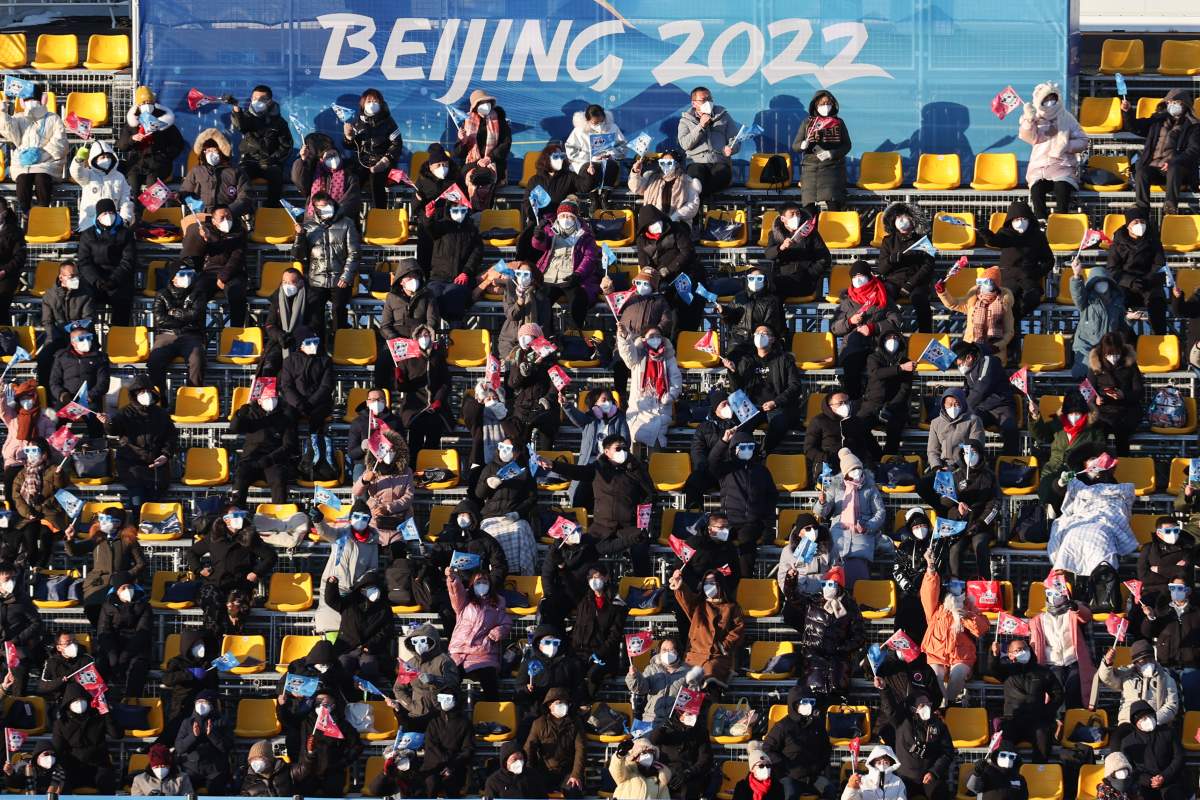 Olympics fans Beijing 2022