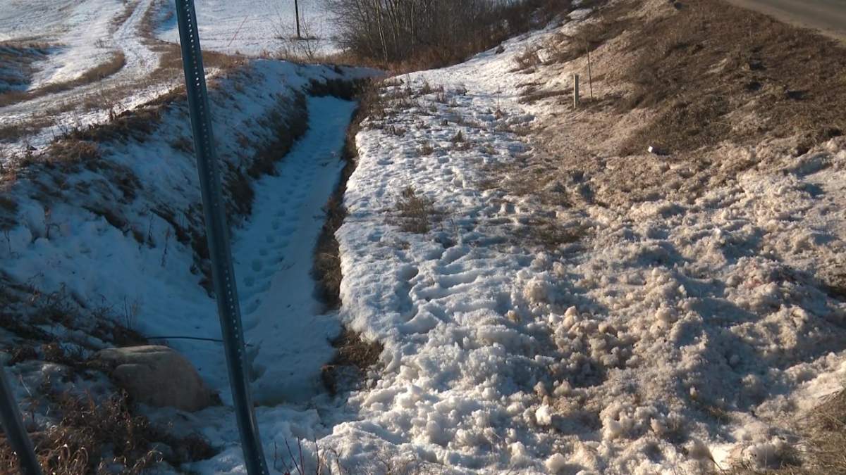 A man was found dead on the side of Township Road 510A, which leads down to the Rabbit Hill Snow Resort, on Thursday, February 10, 2022.