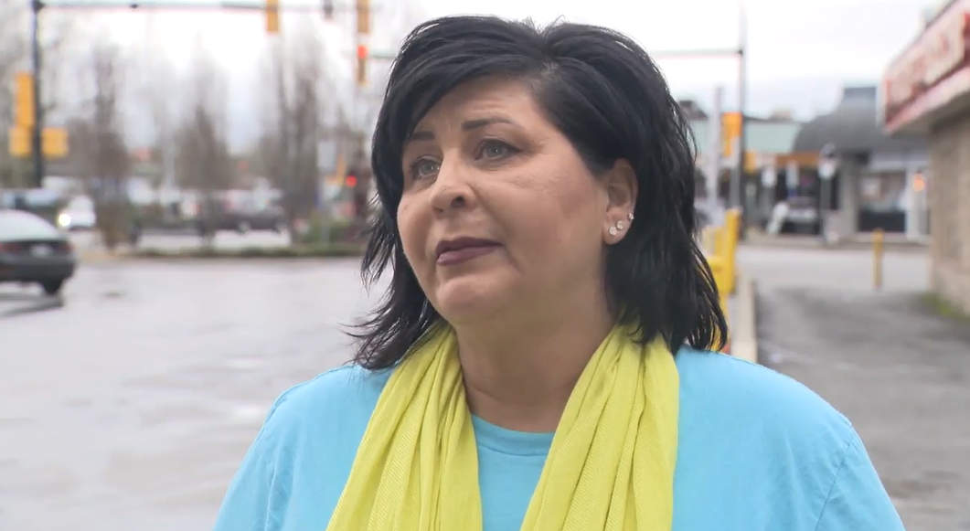 Mayor Valaria van den Broek is helping to host a vigil in Langley, B.C. on Feb. 27, 2022, in support of Ukraine as it defends itself from Russian invaders.