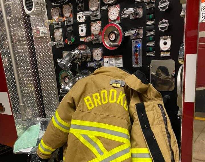 Firefighters from multiple departments battled the blaze in Hants County for several hours during a winter storm that created slippery, challenging conditions.