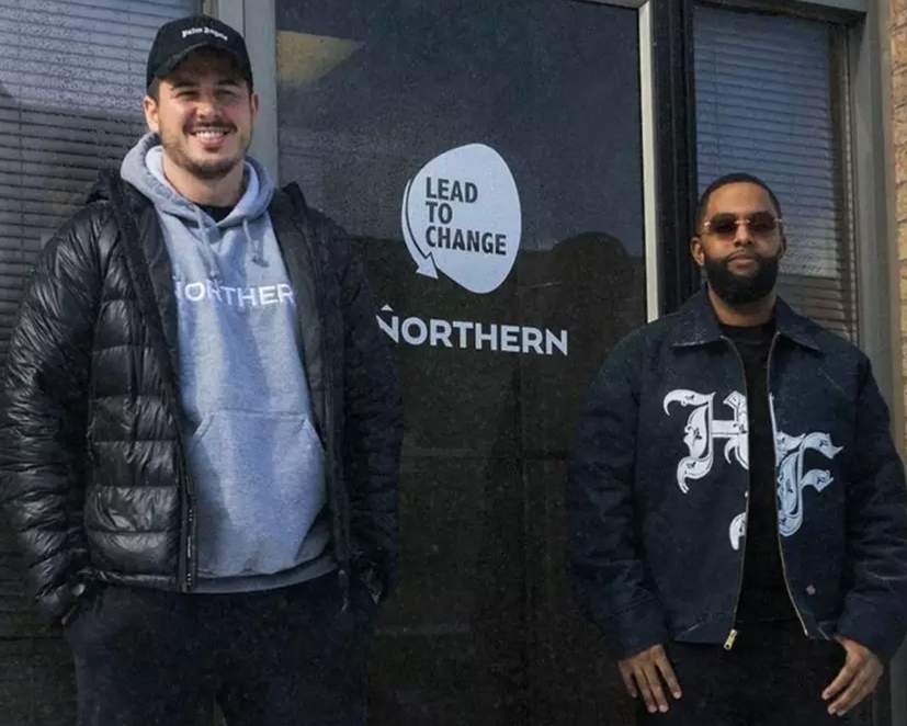 Michael DeLorenzi of Northern Commerce and Carl Blackman of Lead to Change.