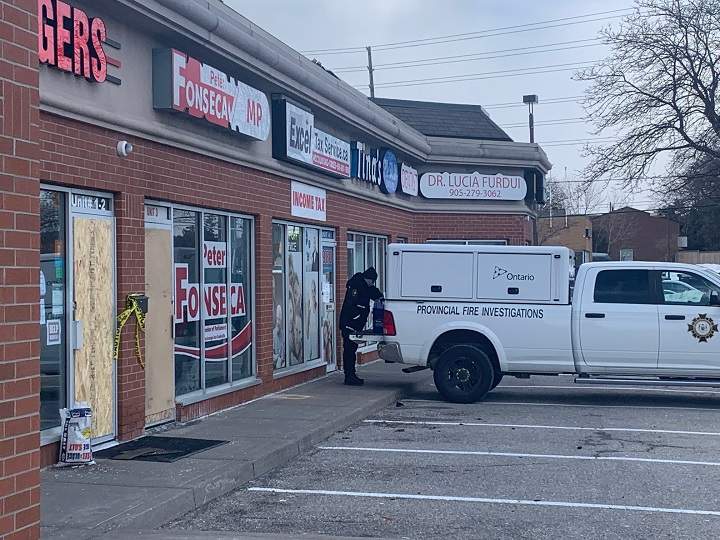 Liberal MP Peter Fonseca office on Feb 23, 2022.