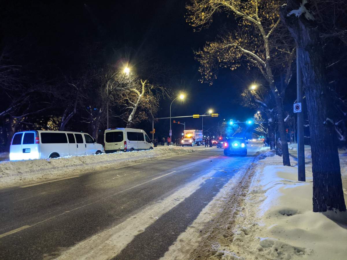 Regina convoy sunday night