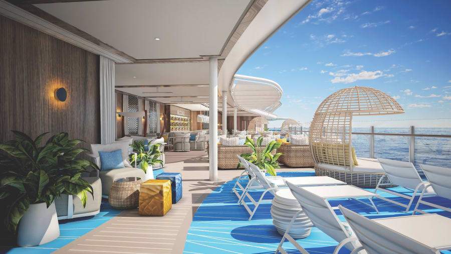 Wonder of the Seas features eight on-board neighborhoods spread over 18 decks.