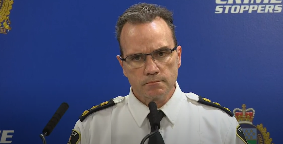 Winnipeg police chief Danny Smyth speaks to media Friday afternoon.