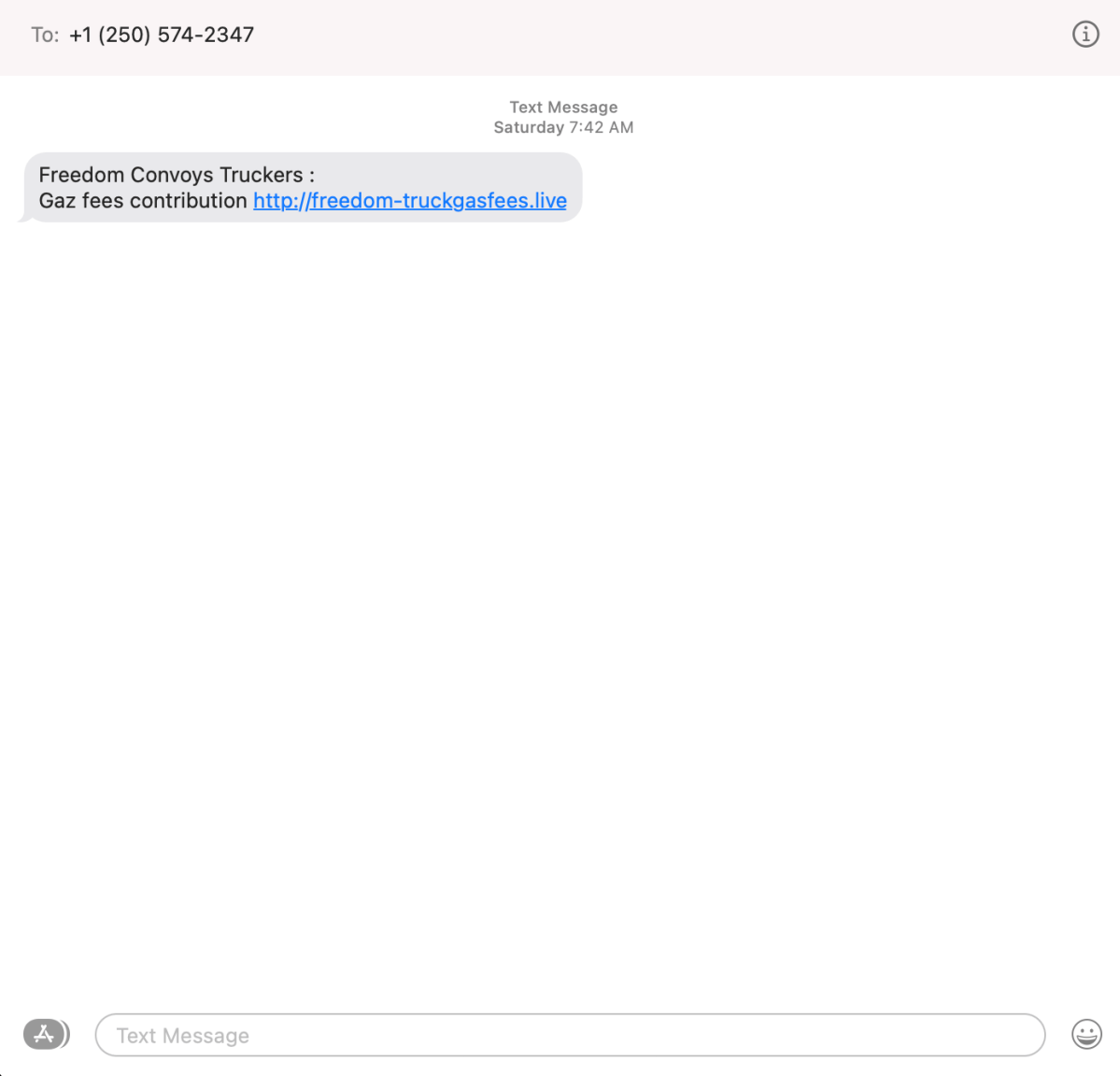 spam text