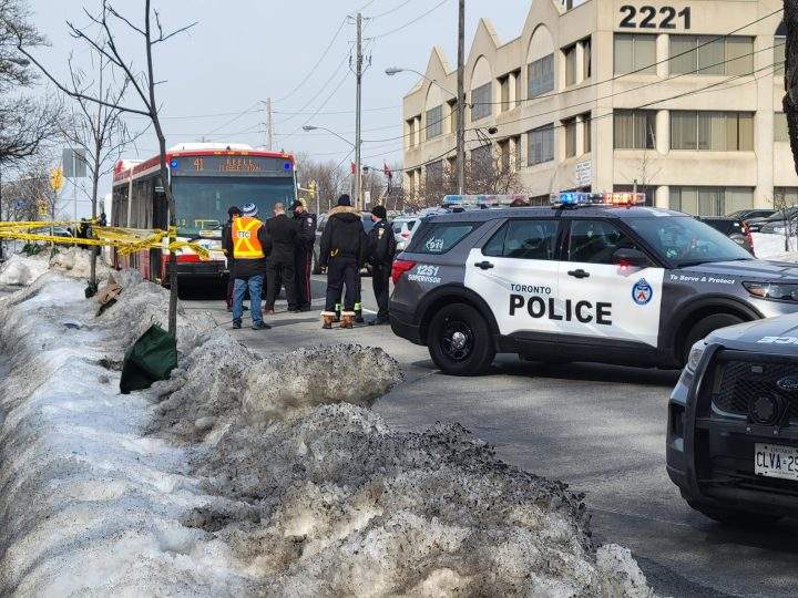 The scene of the stabbing on Wednesday.