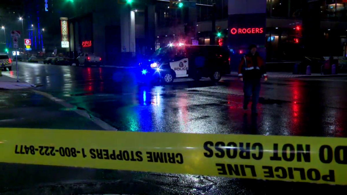A pedestrian was hit by a vehicle in Calgary on Monday, Feb. 14, 2022, police said.